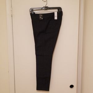 NY&Co NWT 10 Dark Denim Audrey Pant Slim Leg Ankle